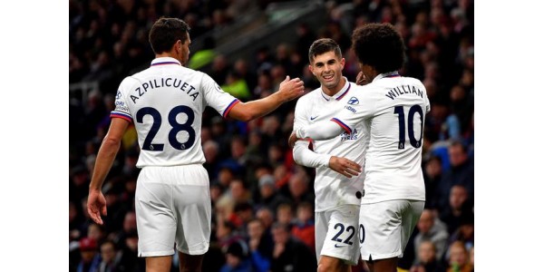 Chelsea 4-2 Lectra Burnley voitti voiton